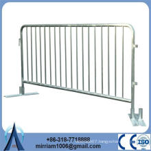 Hot dipped galvanized steel decorative safety control pedestrian barriers